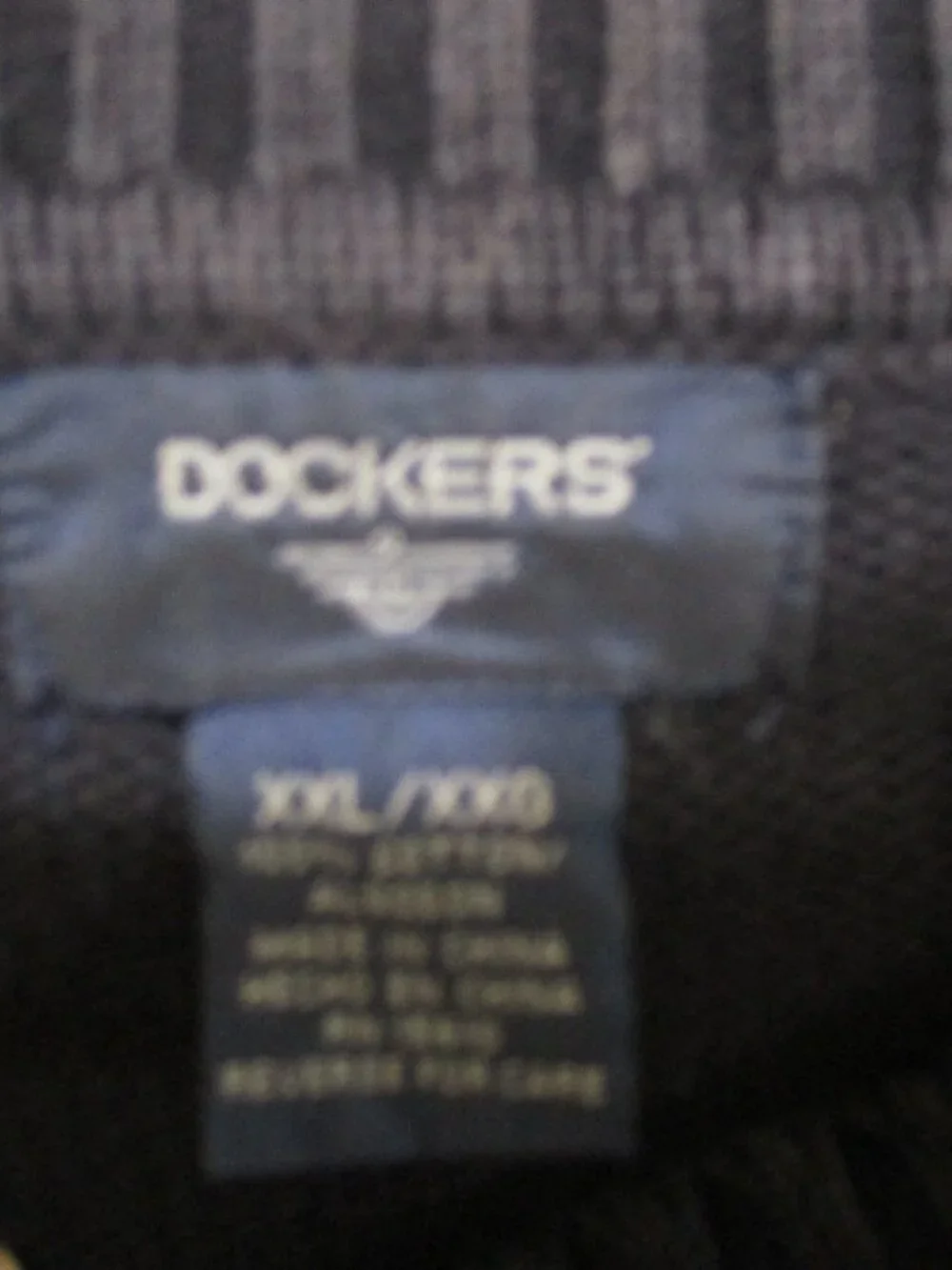 1990's Dockers Multicolor Argyle Men's Long Sleeved Pull Over Sweater  Sz. XXL
